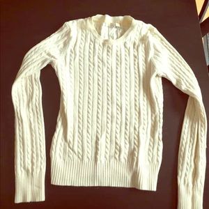 Cable knit sweater